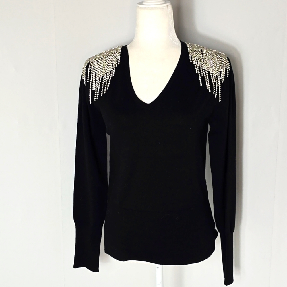 TRUTH Sweater with Rhinestone size Small New